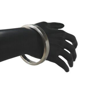 SUSANNA CRUZ 925 silver 3/8" thick bangle bracelet 41.40g Mexico